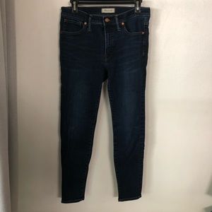 Madewell 9 inch mid rise skinny jeans